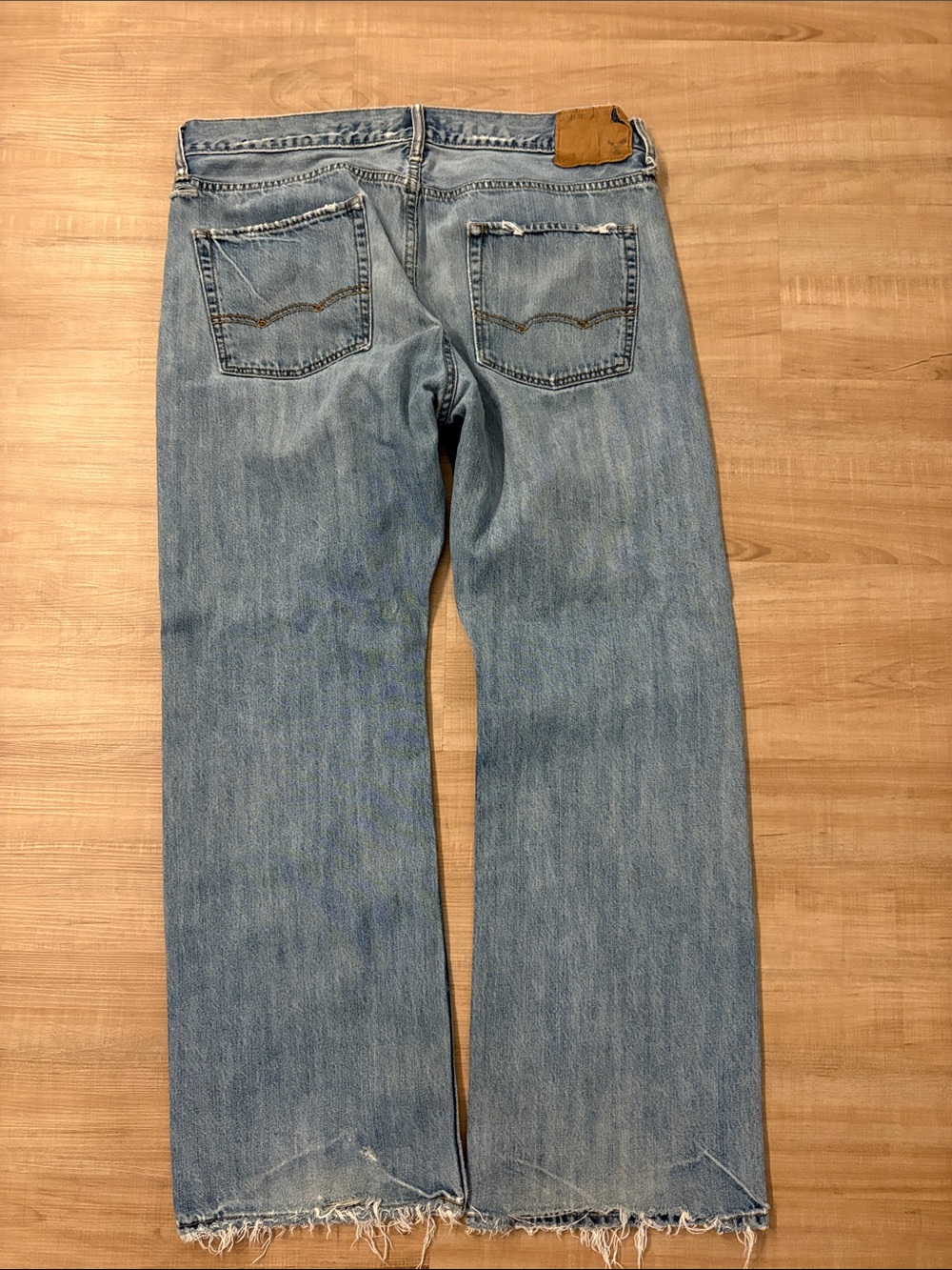 American Eagle Outfitters Light Blue Men’s Bootcut Jeans 34x30 - Picture 3 of 3